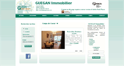 Desktop Screenshot of gueganimmo.com